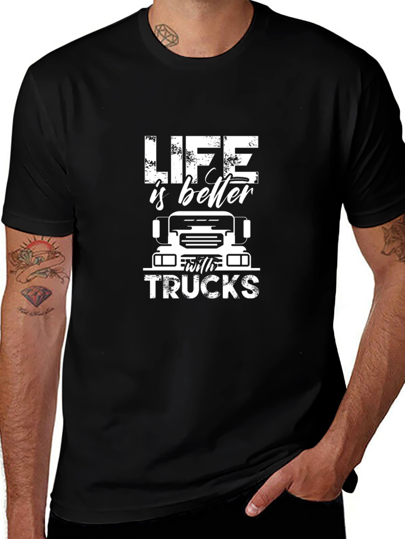 Life Is Better With Trucks Graphic Tee