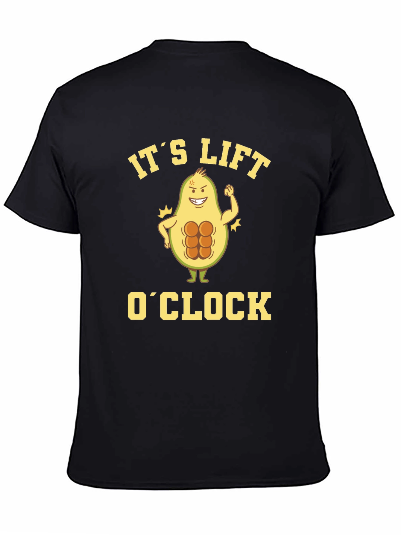 Its Lift OClock Avocado Gym T-Shirt