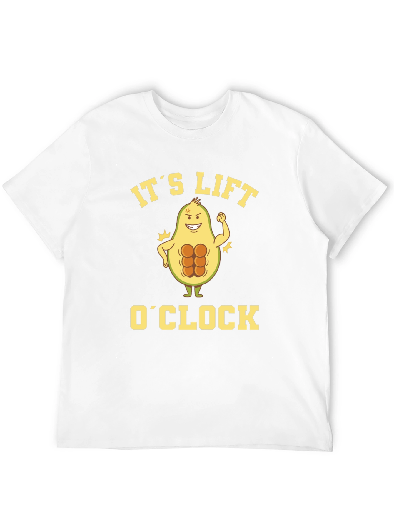 Its Lift OClock Avocado Gym T-Shirt