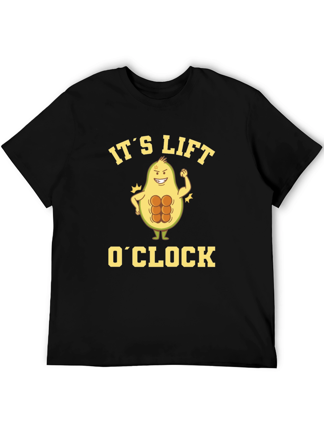 Its Lift OClock Avocado Gym T-Shirt