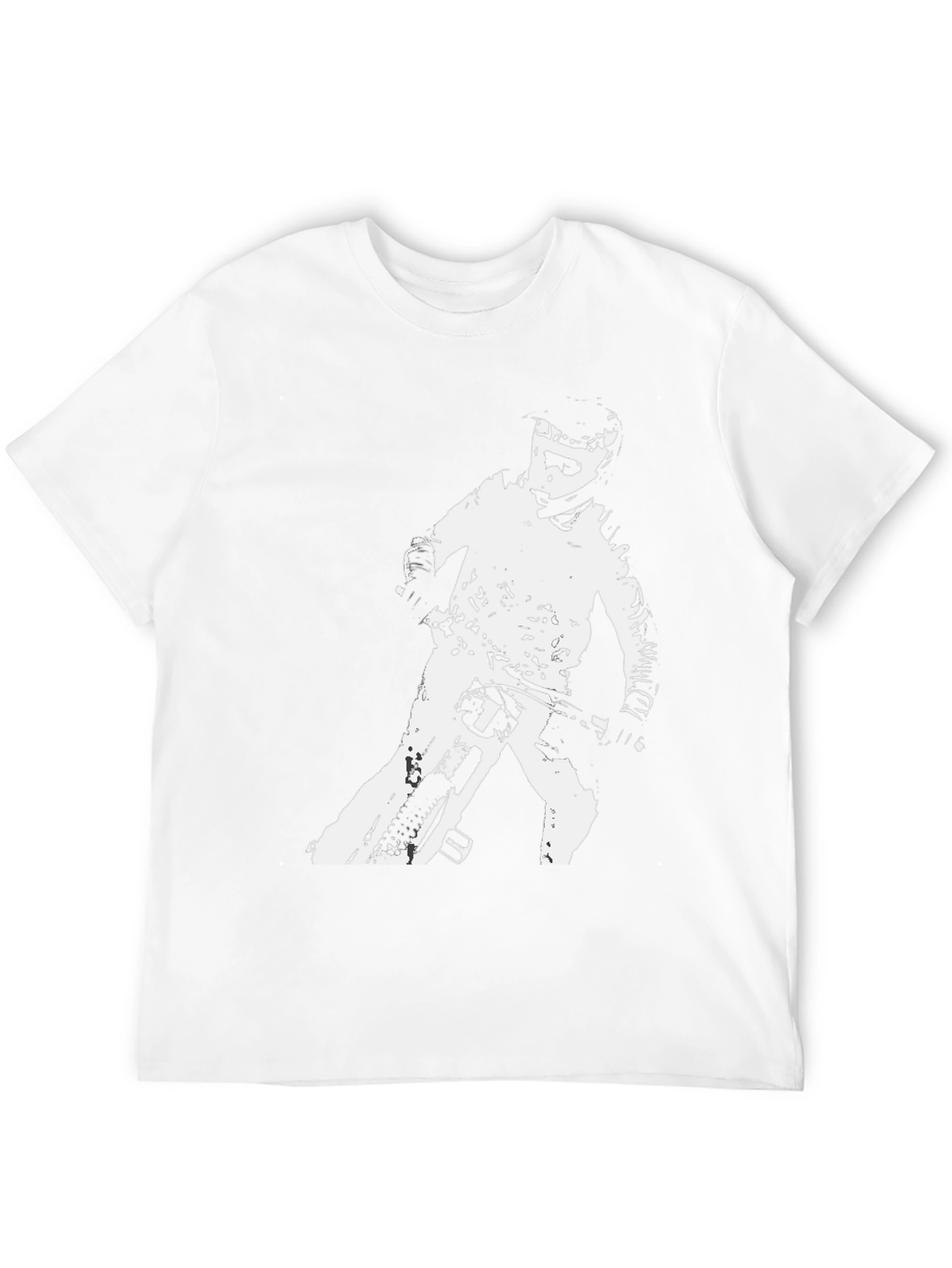 Mountain Bike Rider Graphic Tee - Black Casual T-Shirt