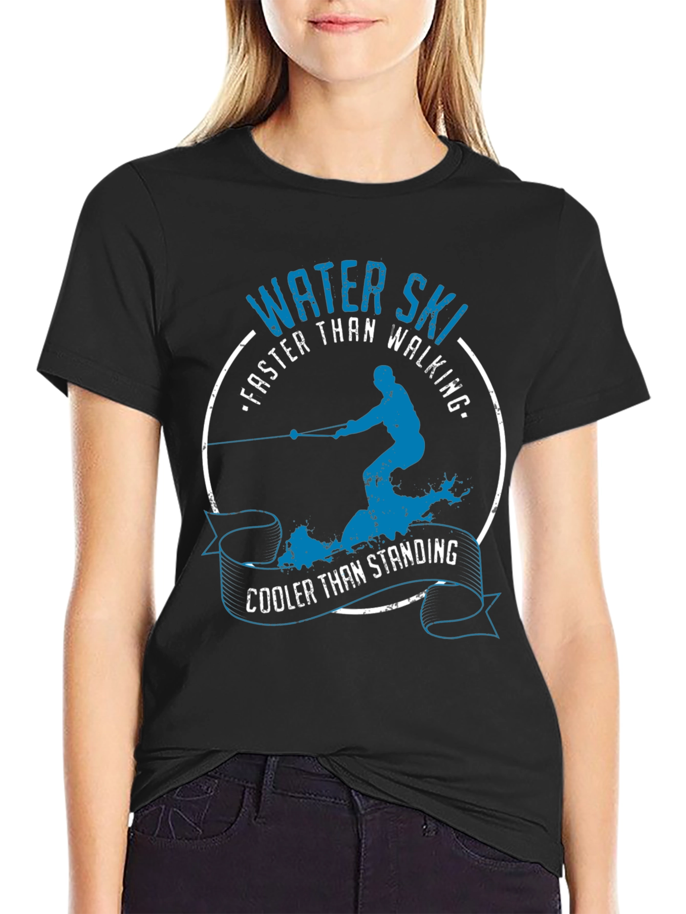 Water Skiing T-Shirt: Faster Cooler Than Ever!