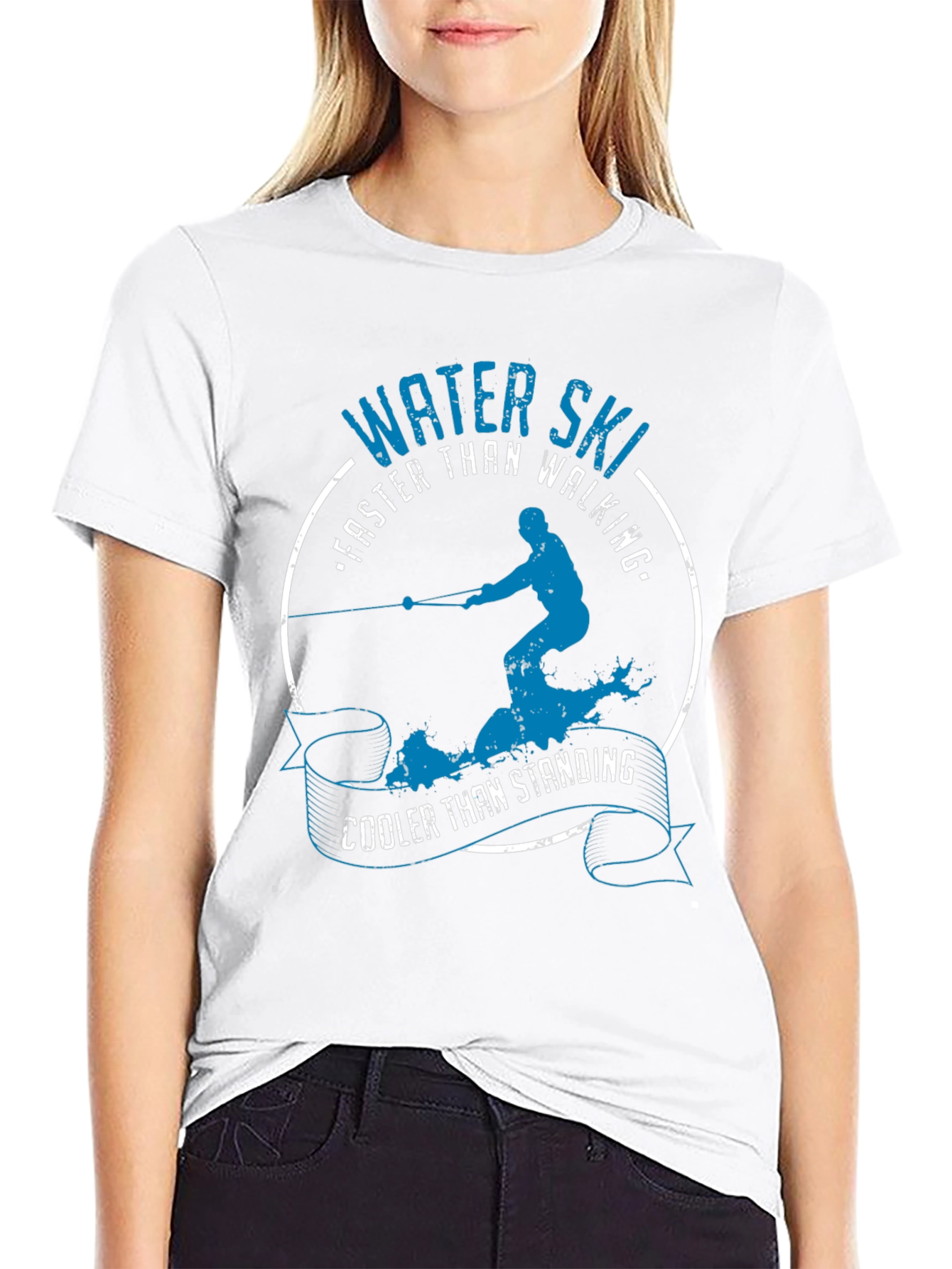Water Skiing T-Shirt: Faster Cooler Than Ever!