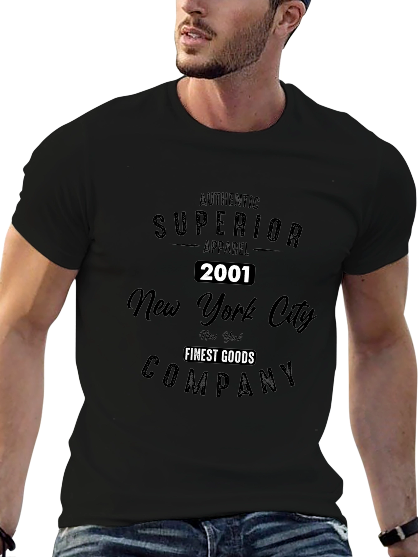 Authentic Superior Apparel NYC Graphic Tee