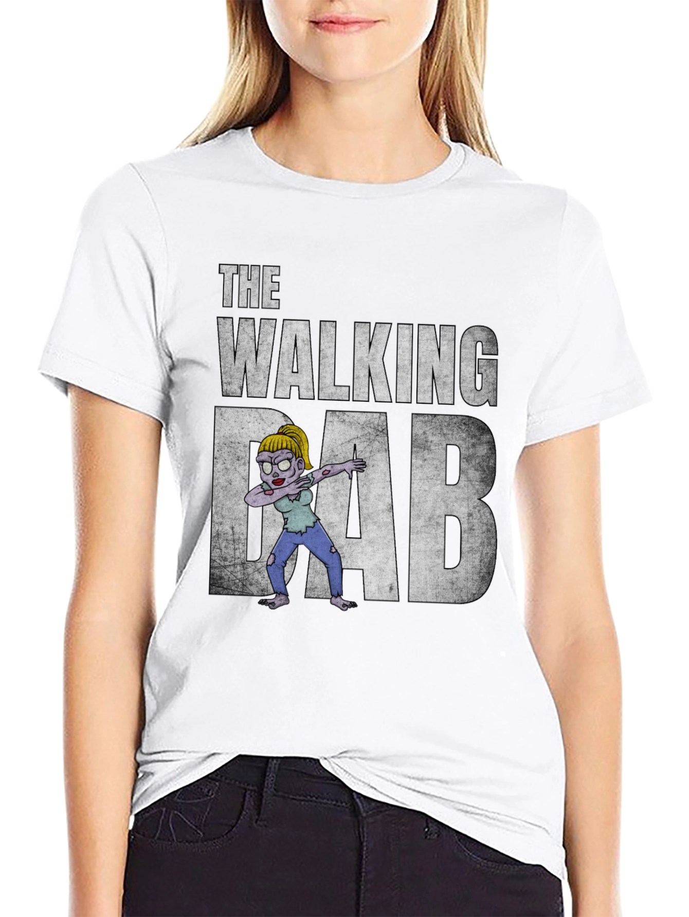 The Walking Dab Zombie Graphic T-Shirt