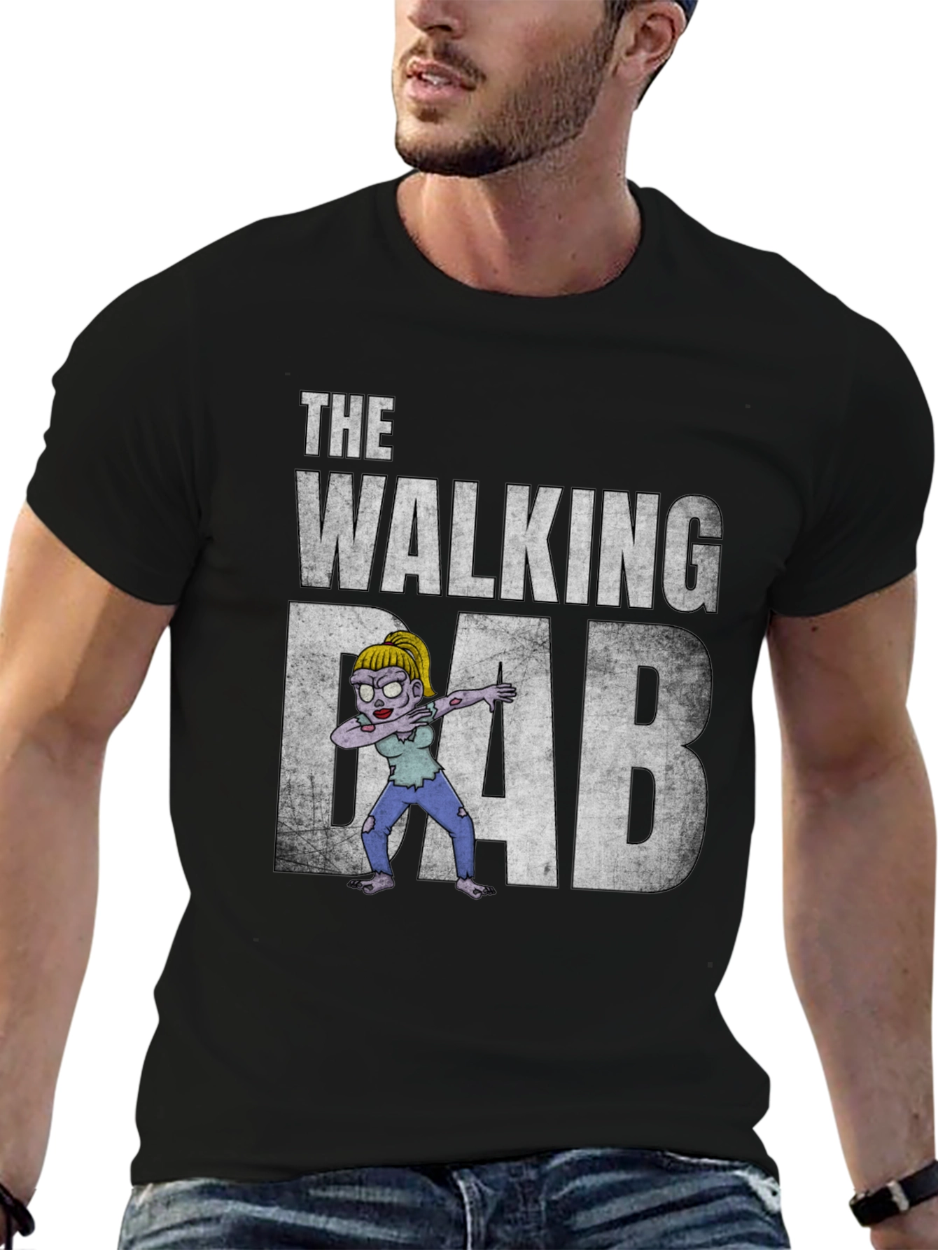 The Walking Dab Zombie Graphic T-Shirt