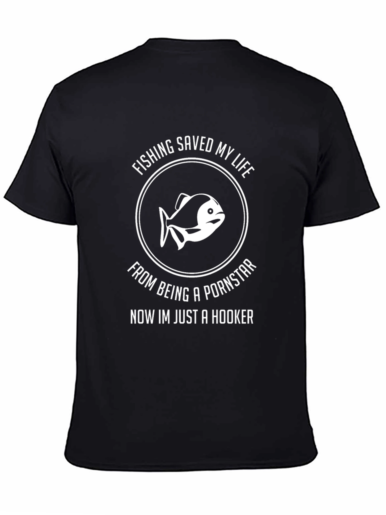 Fishing Saved My Life T-Shirt Funny Fisherman Gift