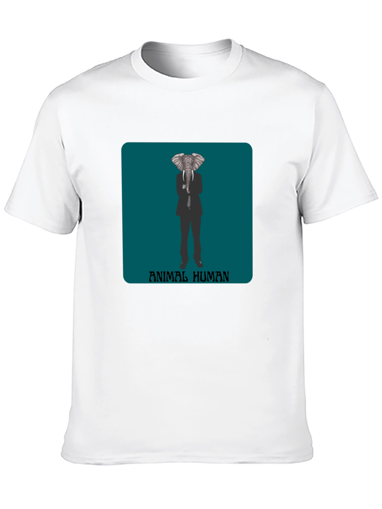 Animal Human Elephant Head T-Shirt