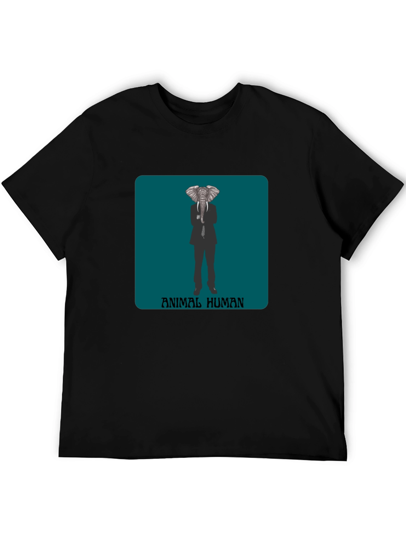 Animal Human Elephant Head T-Shirt