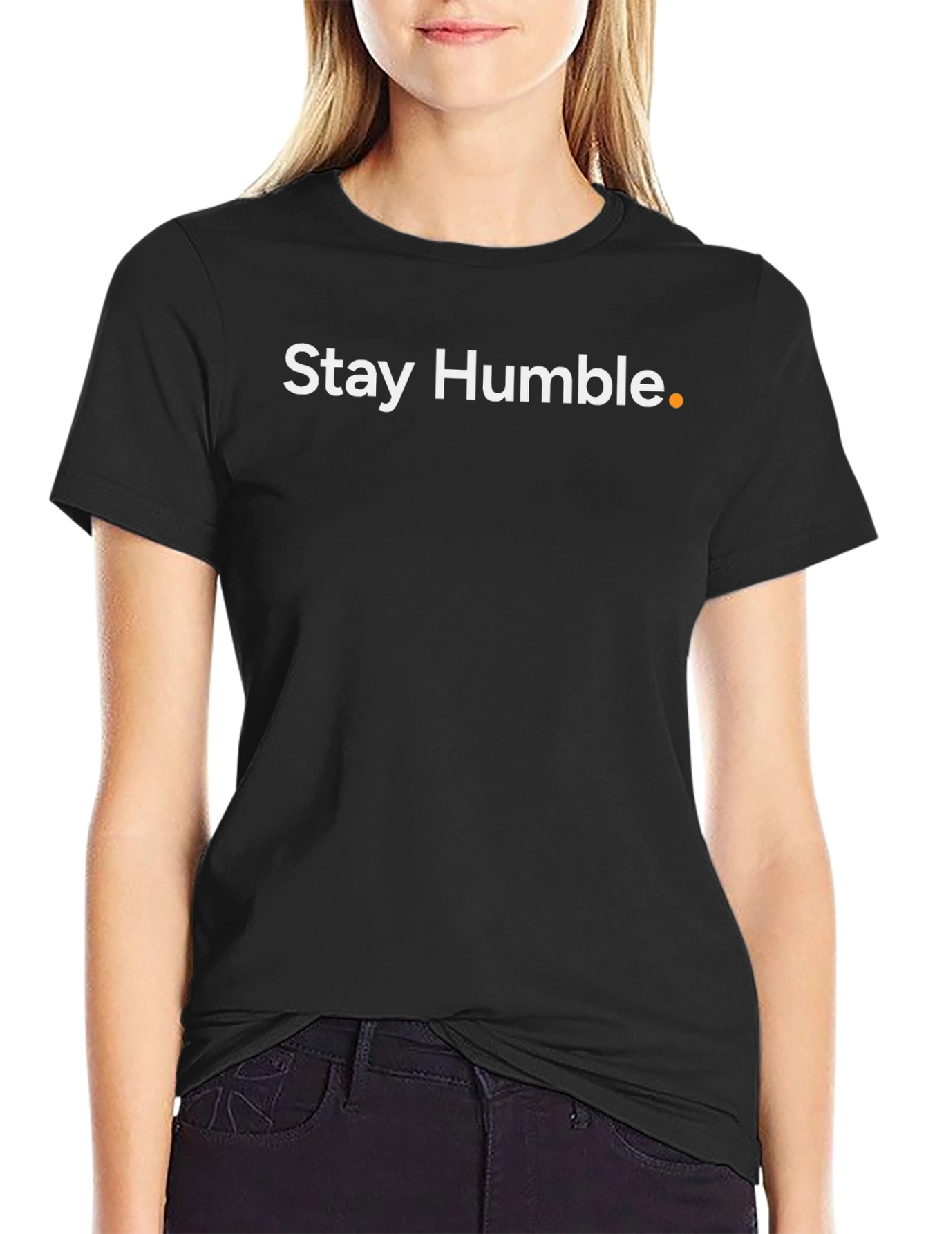 Stay Humble Black Graphic Tee
