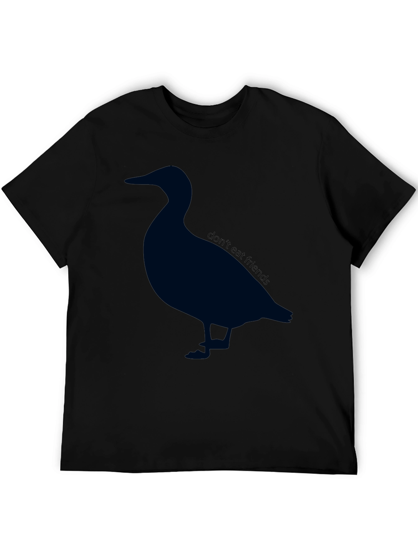 Duck Silhouette T-Shirt - Dont Eat Friends Vegan Tee