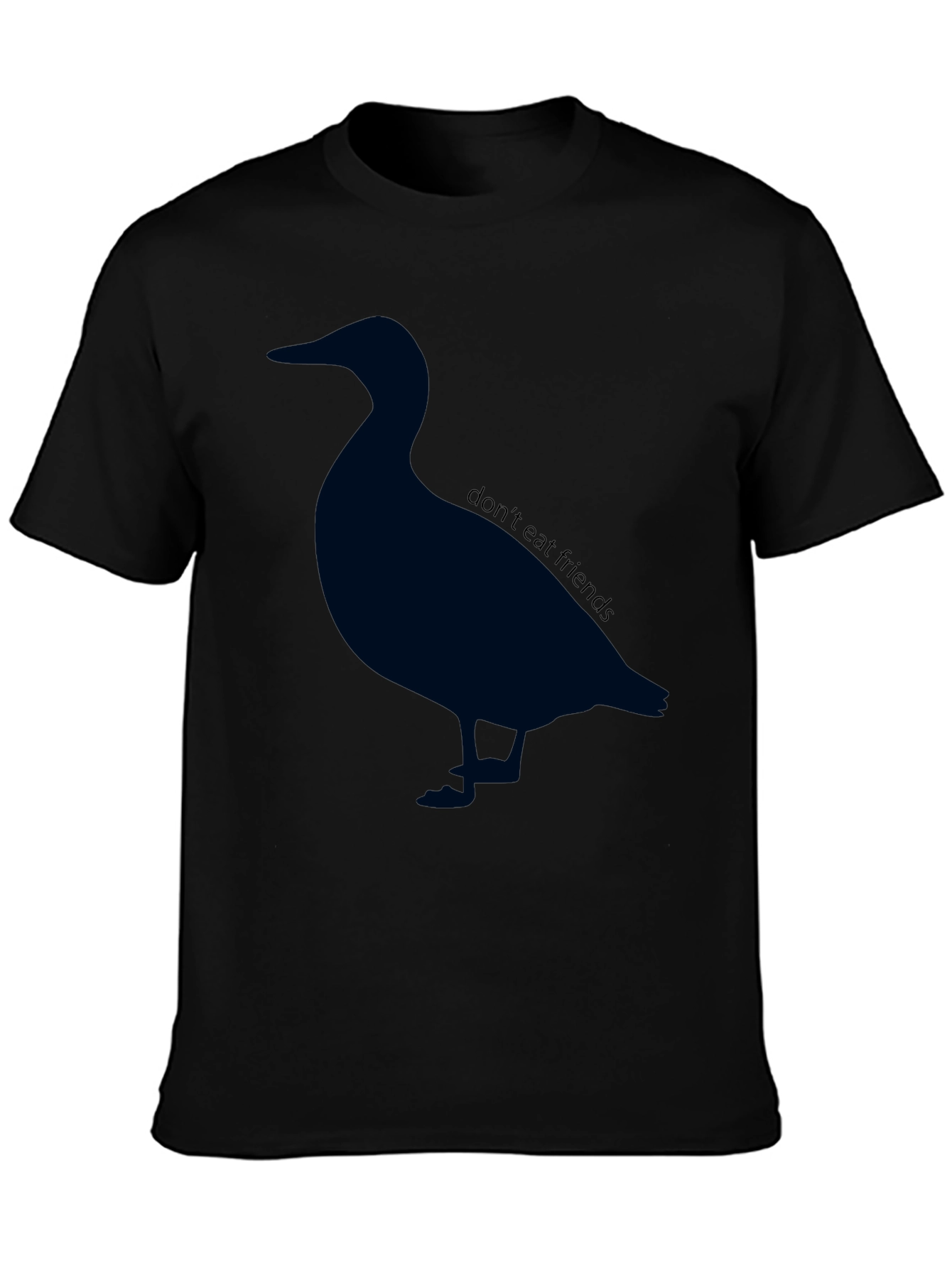 Duck Silhouette T-Shirt - Dont Eat Friends Vegan Tee