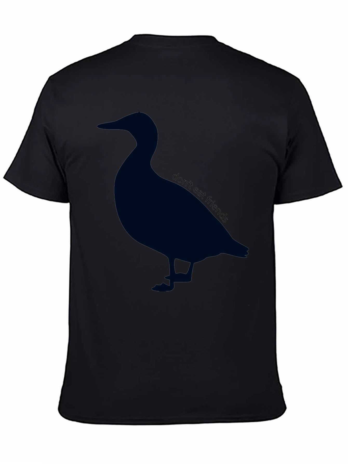 Duck Silhouette T-Shirt - Dont Eat Friends Vegan Tee