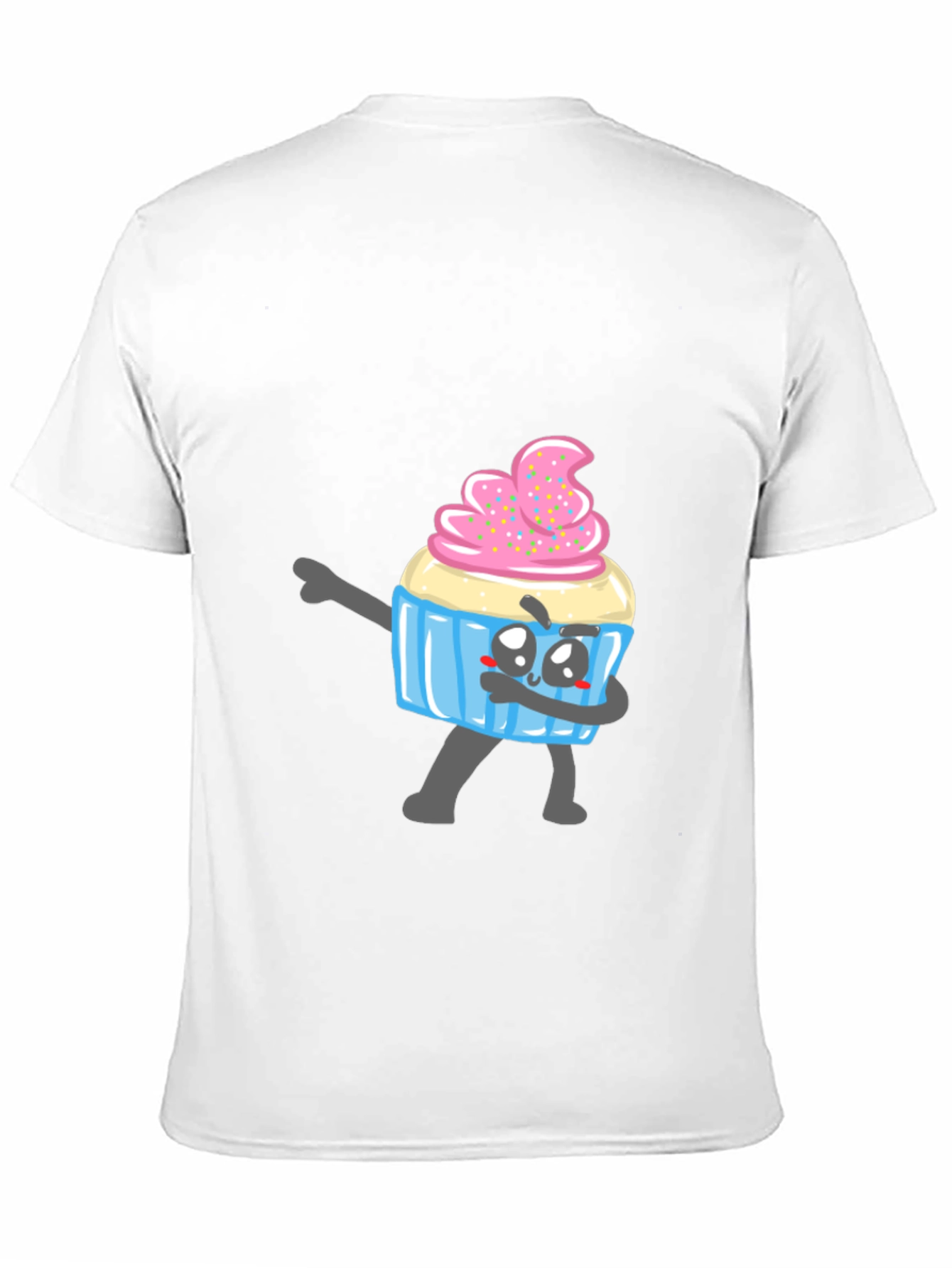 Cupcake Dabbing T-Shirt - Novelty Graphic Tee