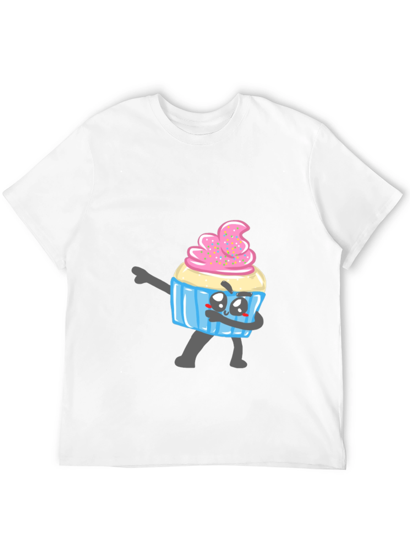 Cupcake Dabbing T-Shirt - Novelty Graphic Tee