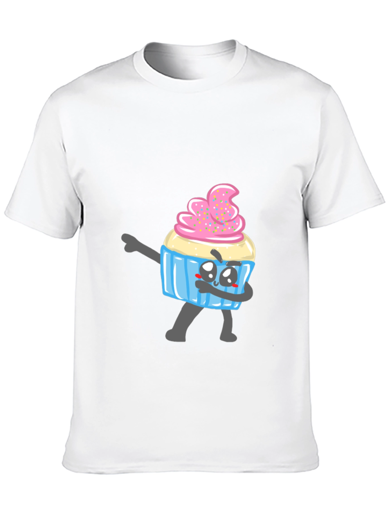 Cupcake Dabbing T-Shirt - Novelty Graphic Tee