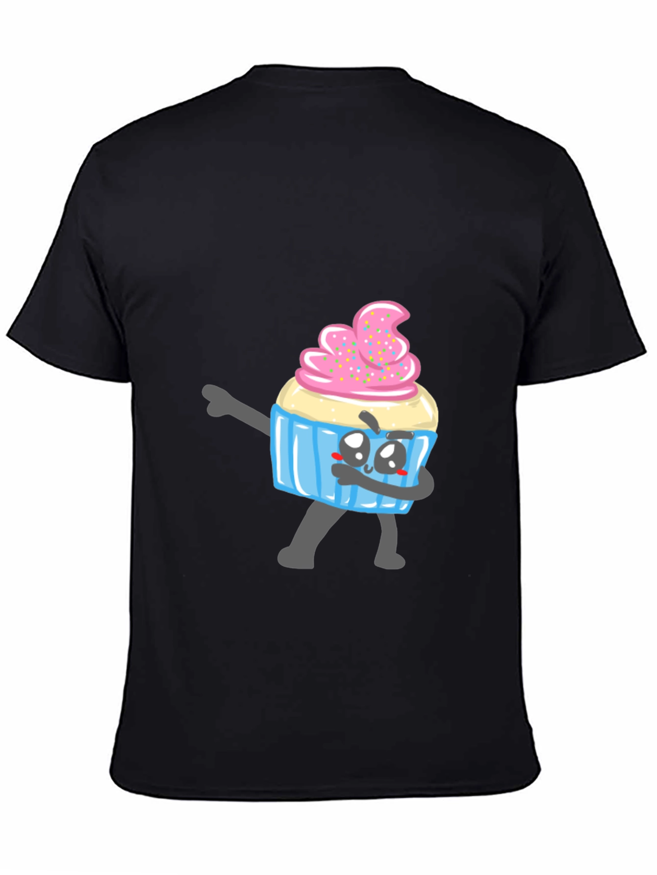 Cupcake Dabbing T-Shirt - Novelty Graphic Tee