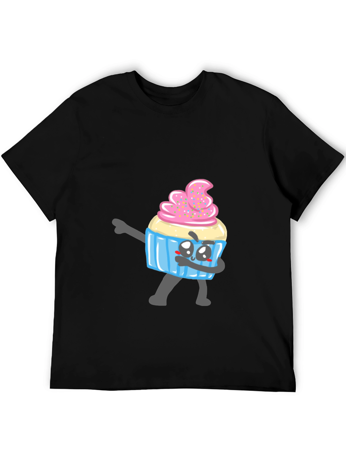 Cupcake Dabbing T-Shirt - Novelty Graphic Tee