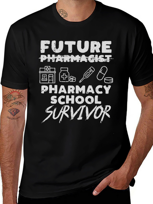 Future Pharmacist School Survivor Graphic T-Shirt