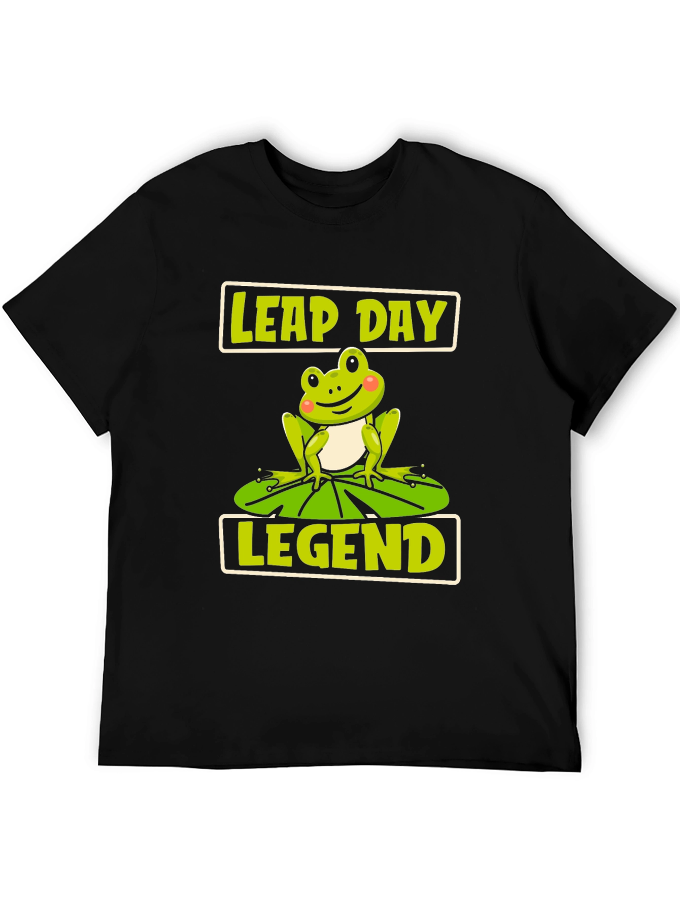 Leap Day Legend Frog Graphic T-Shirt