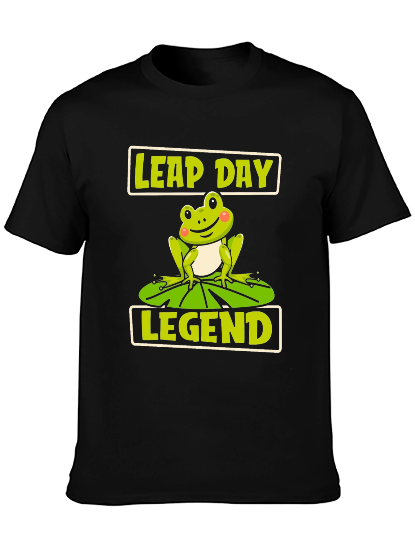 Leap Day Legend Frog Graphic T-Shirt