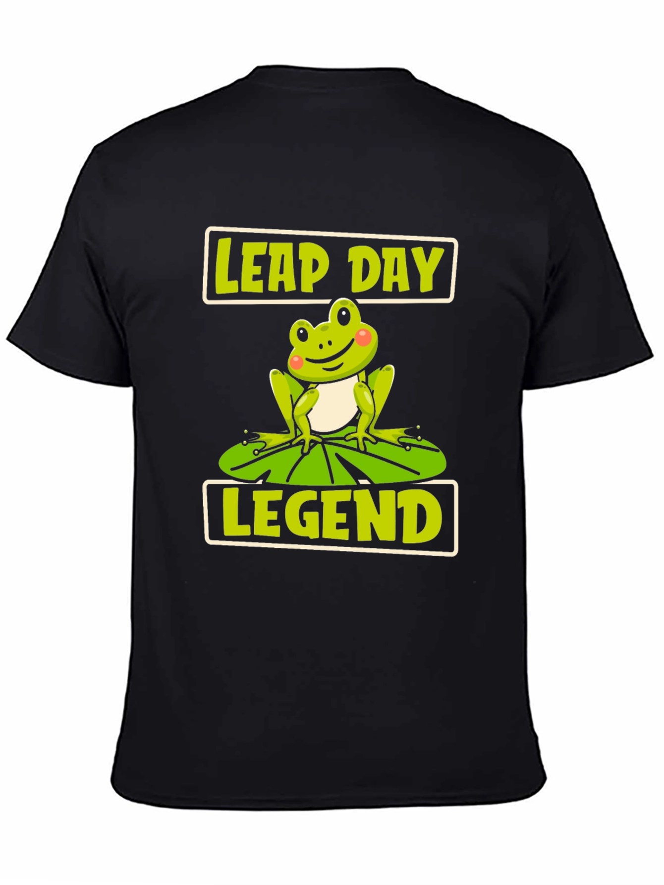 Leap Day Legend Frog Graphic T-Shirt