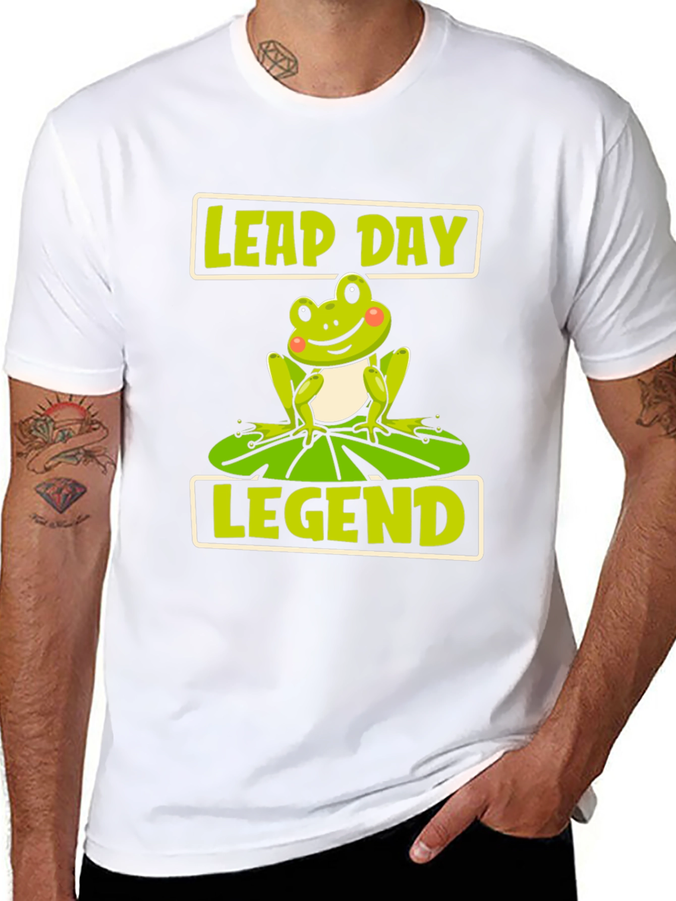 Leap Day Legend Frog Graphic T-Shirt