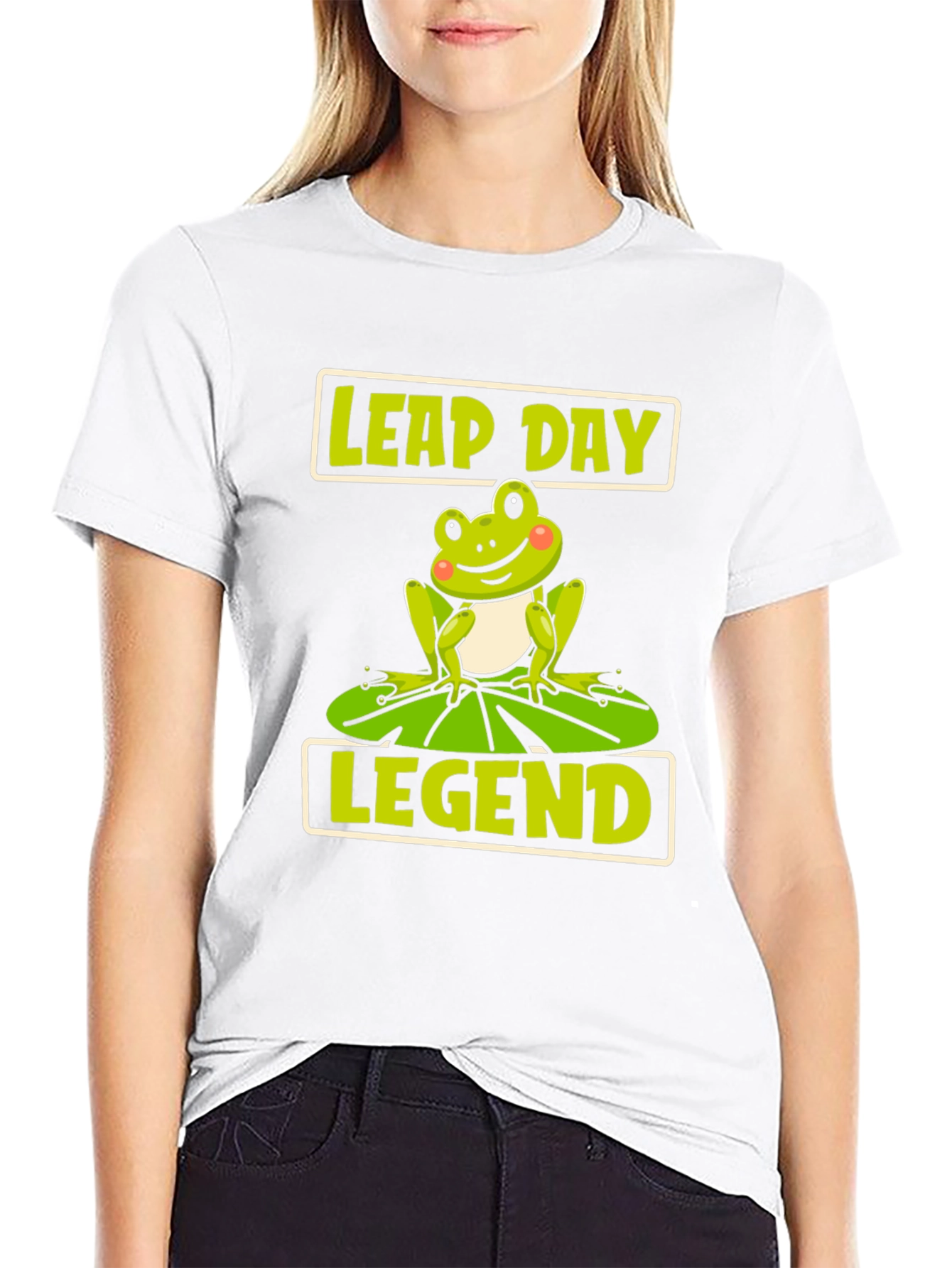 Leap Day Legend Frog Graphic T-Shirt