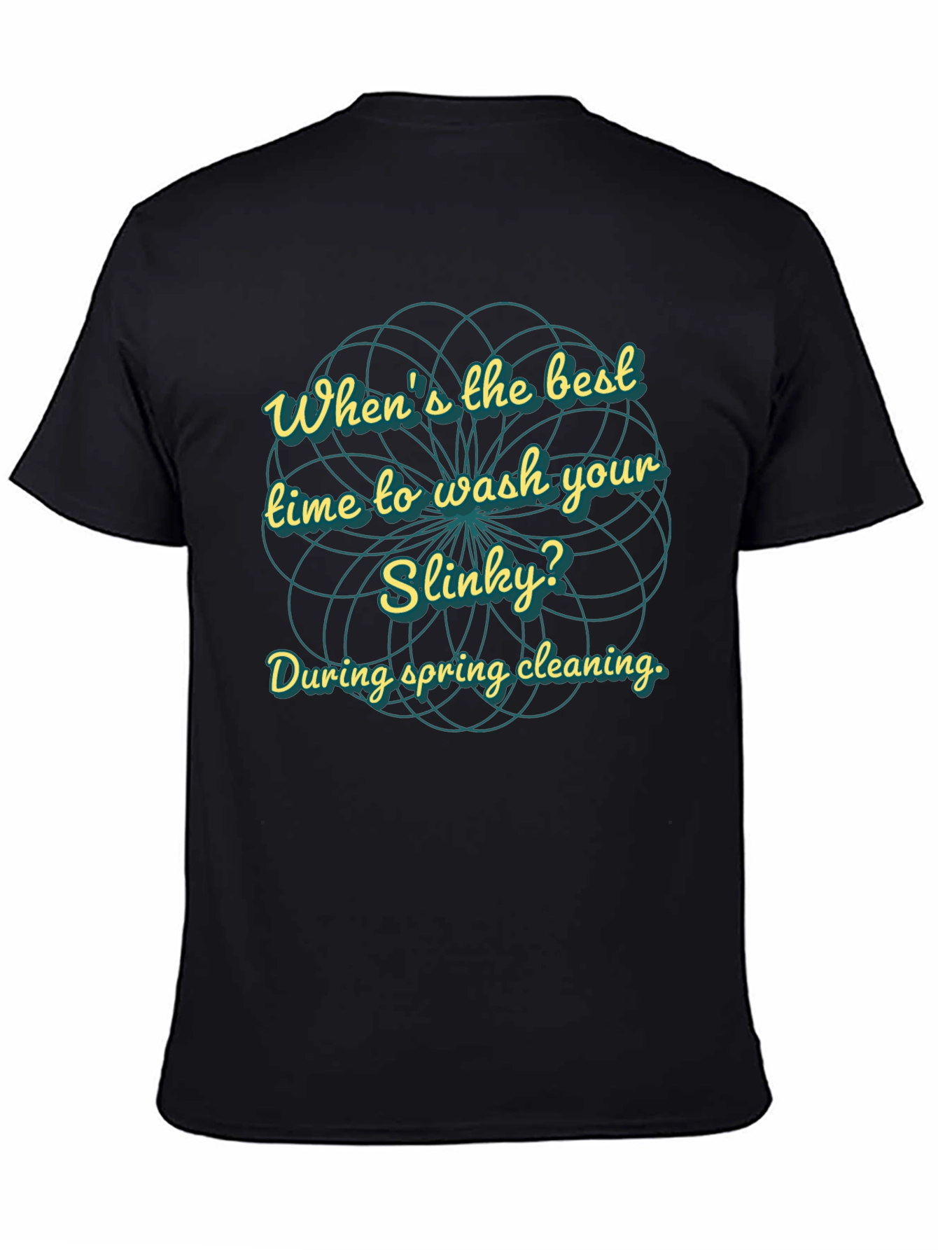 Slinky Spring Cleaning T-Shirt - Humorous Graphic Tee