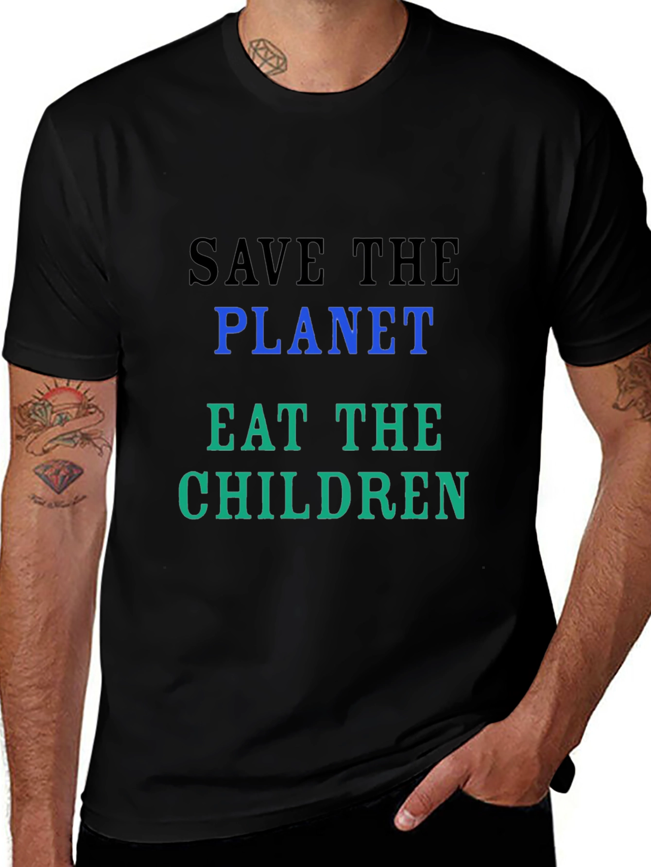 Save the Planet Slogan Tee