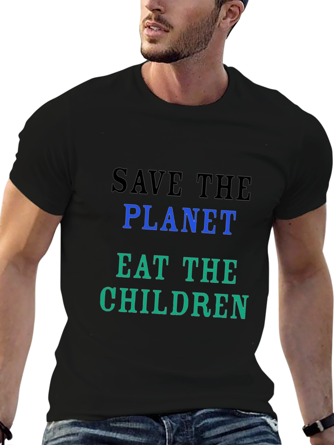 Save the Planet Slogan Tee