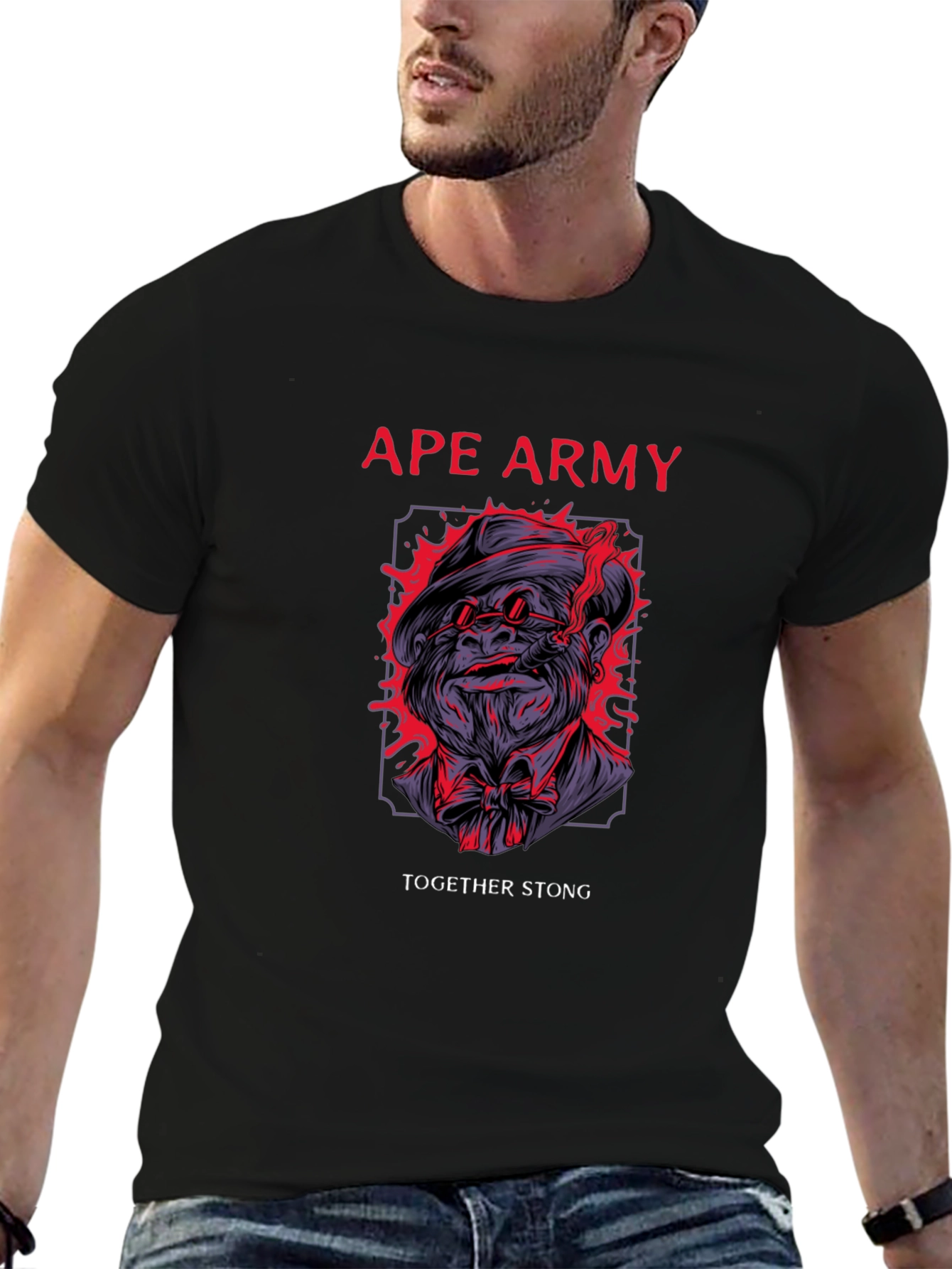 Ape Army Graphic T-Shirt - Together Strong