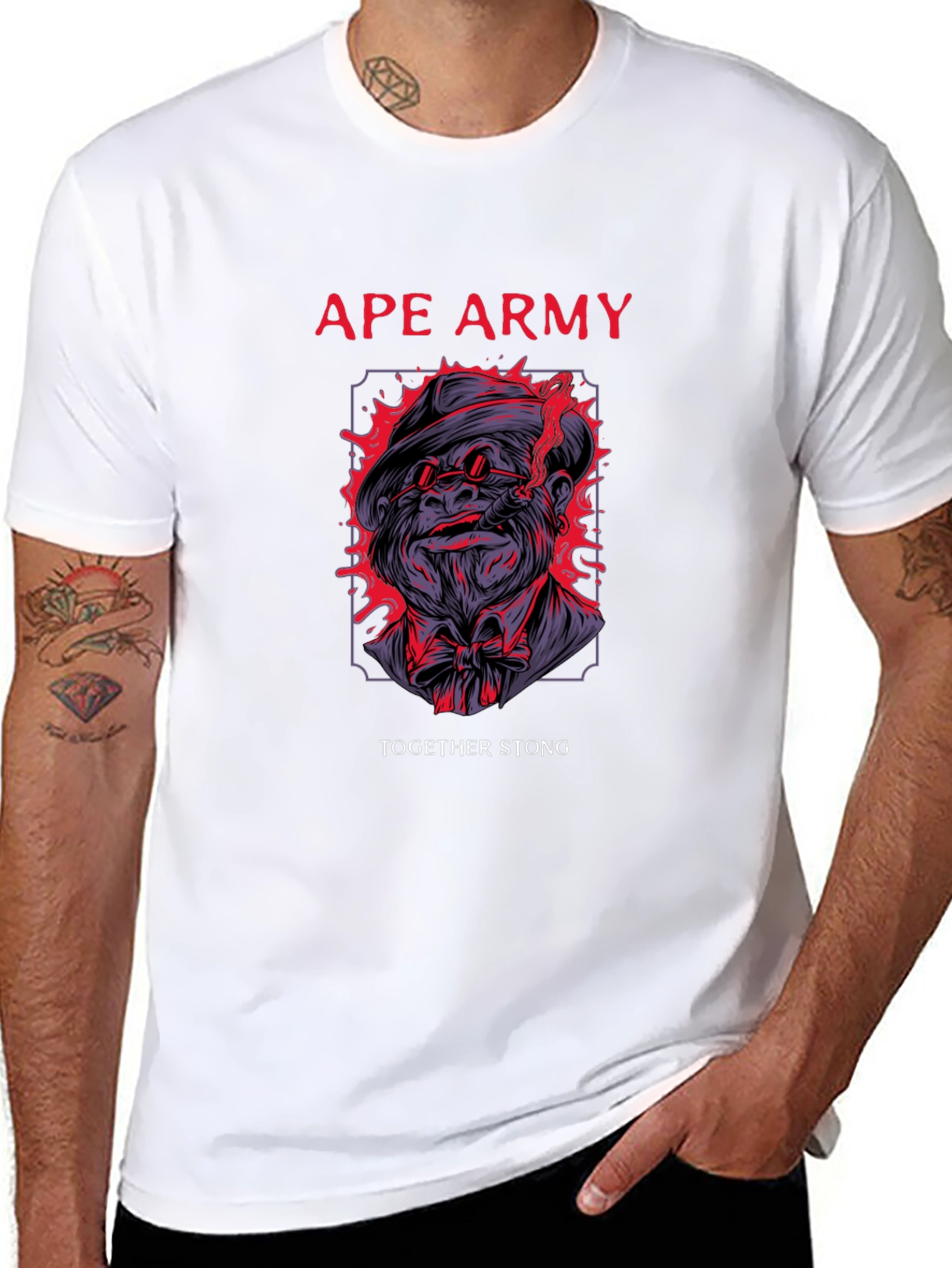 Ape Army Graphic T-Shirt - Together Strong