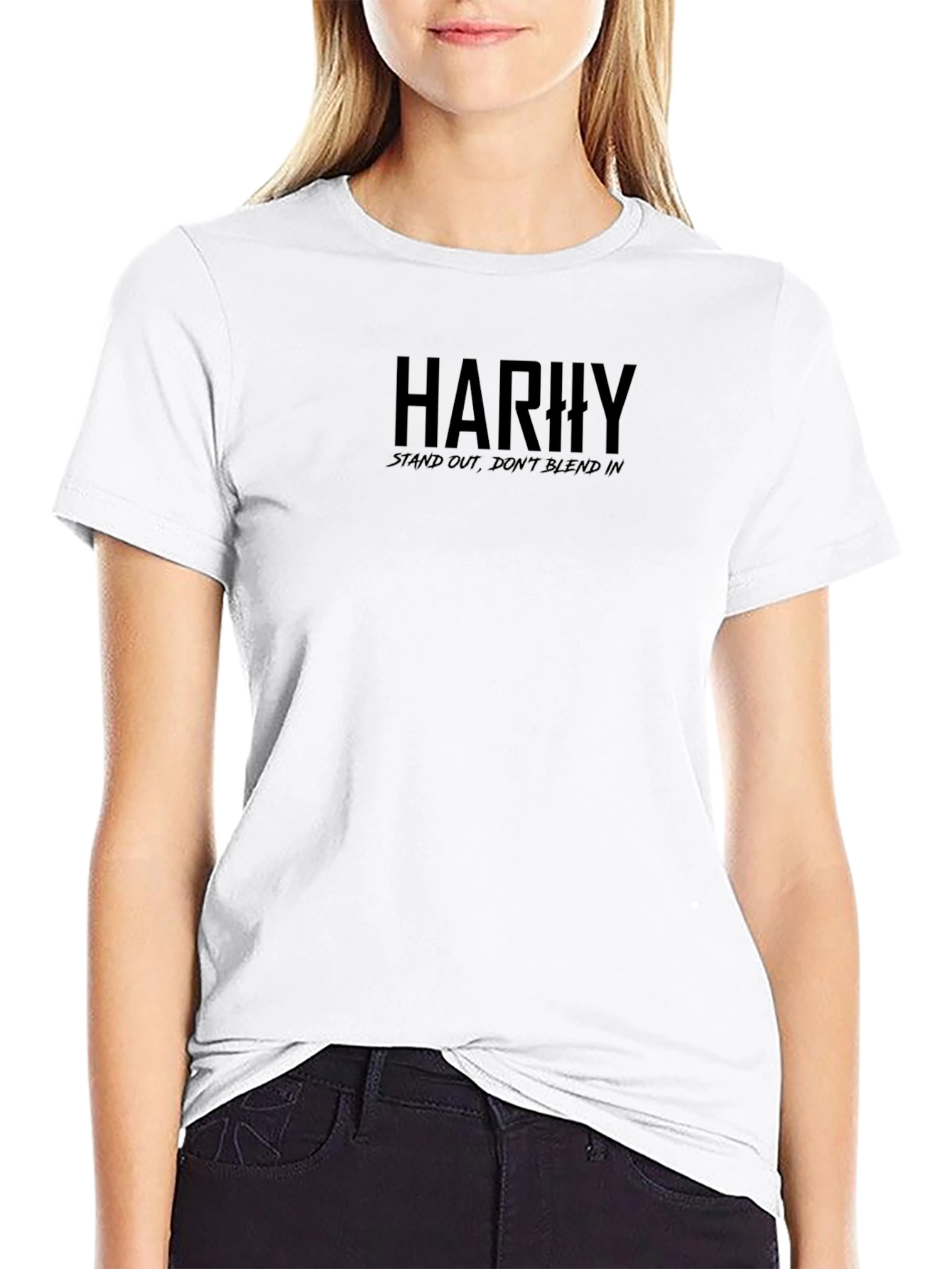 Stand Out Black Graphic Tee
