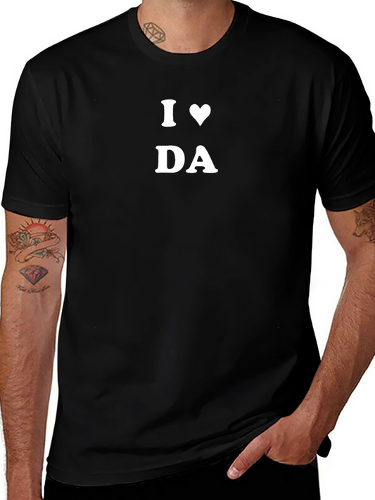 I Heart DA Black T-Shirt