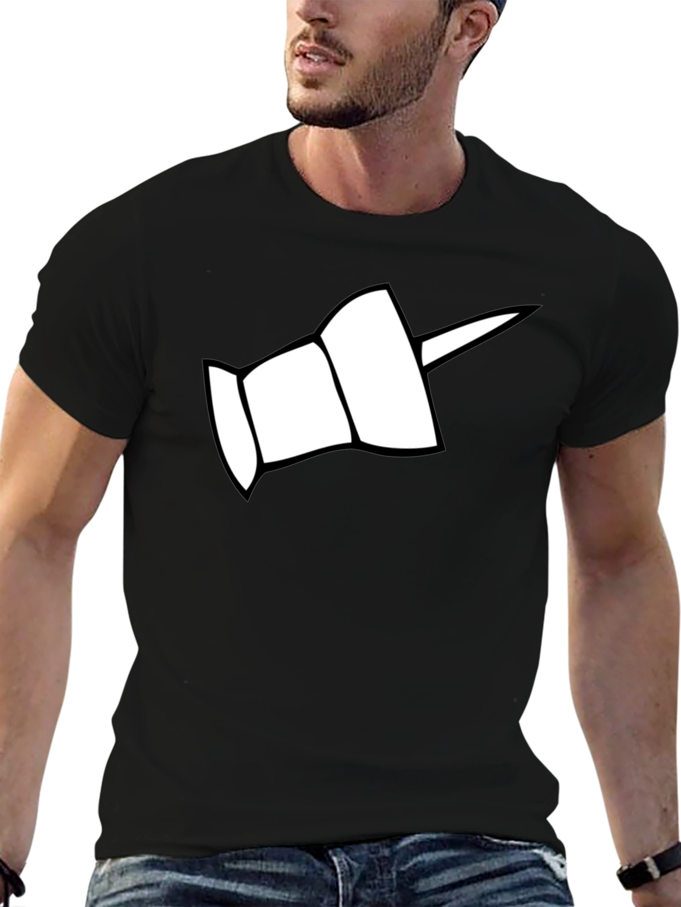 Thumb Tack Graphic T-Shirt - Bold & Edgy Design