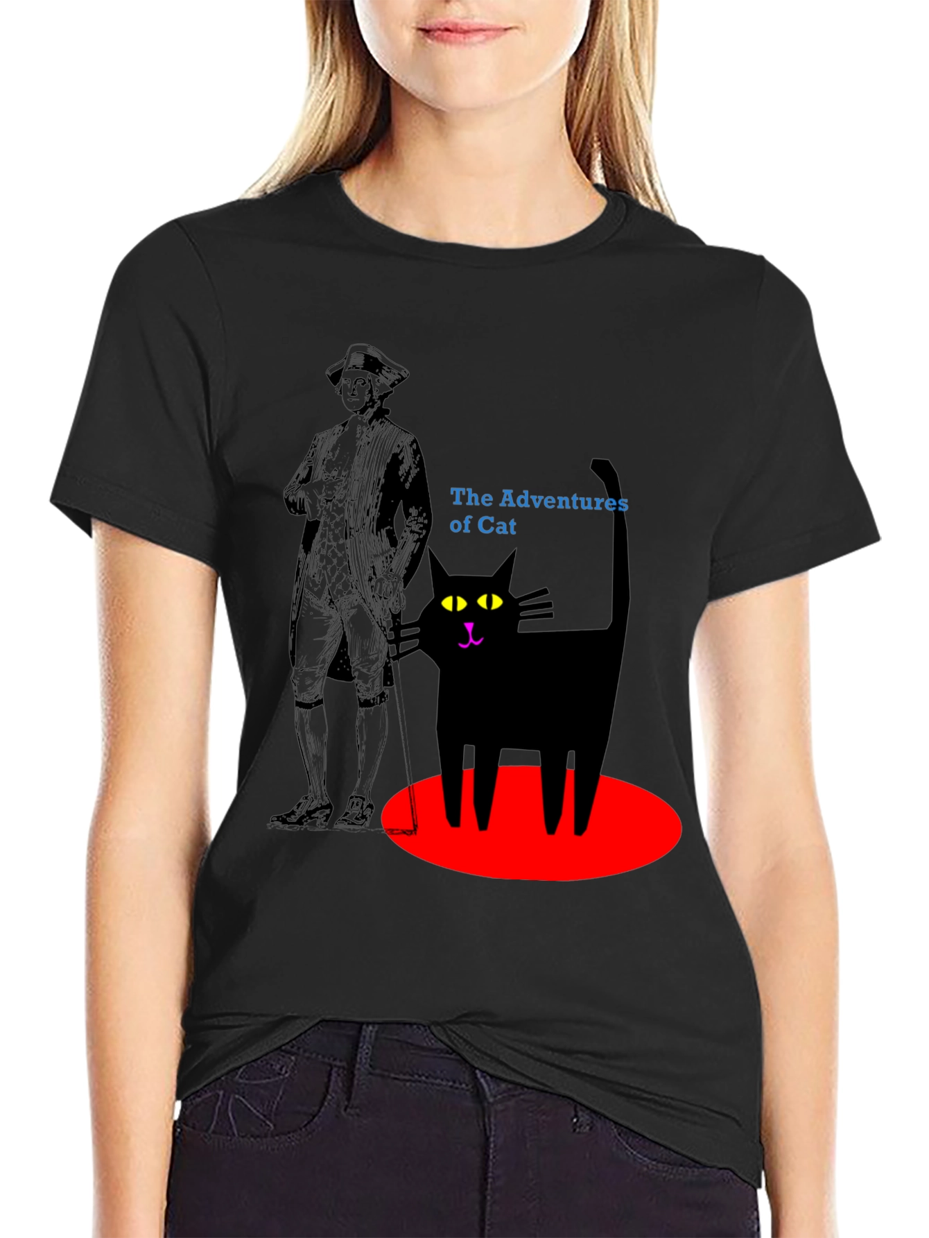 The Adventures of Cat Graphic T-Shirt