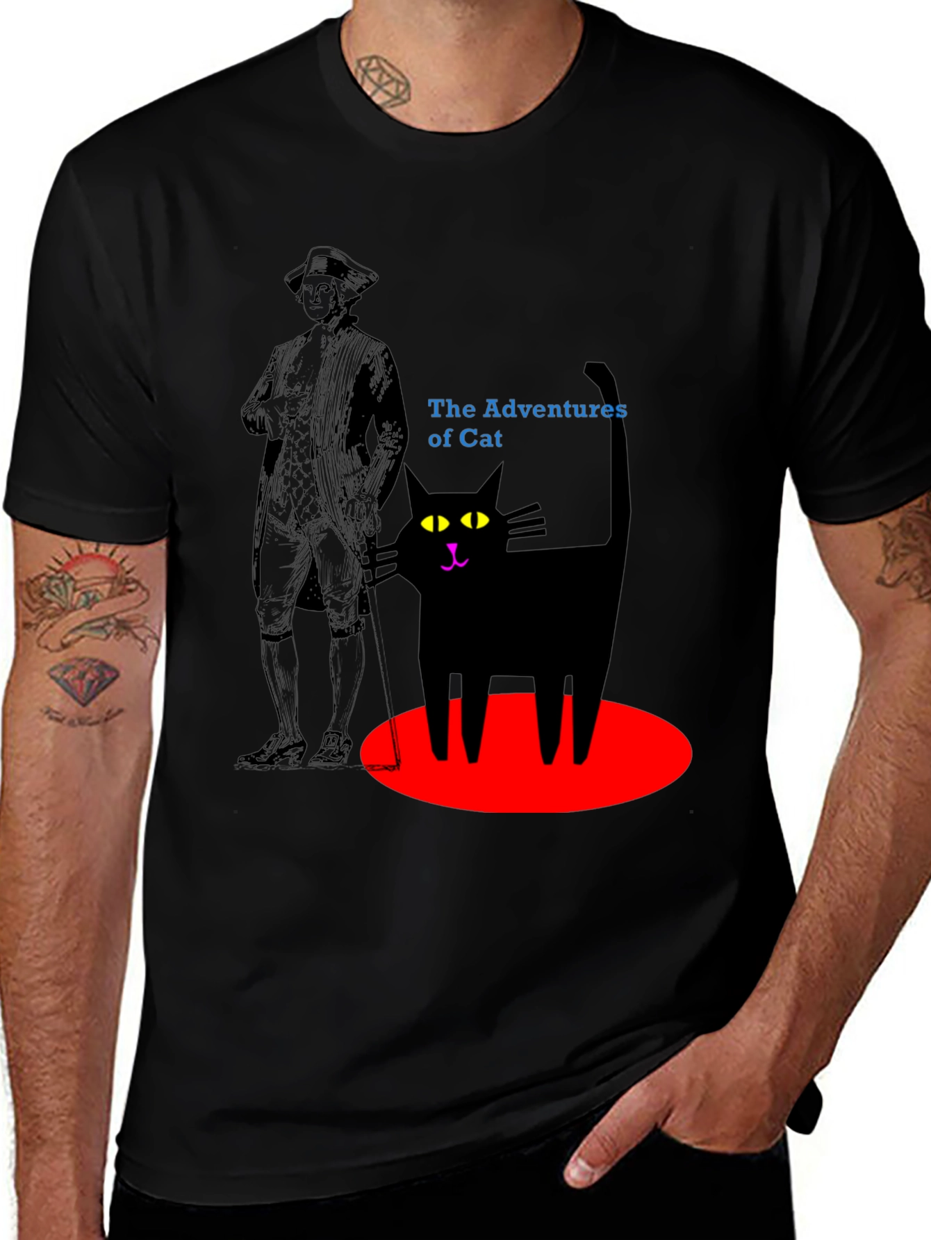 The Adventures of Cat Graphic T-Shirt