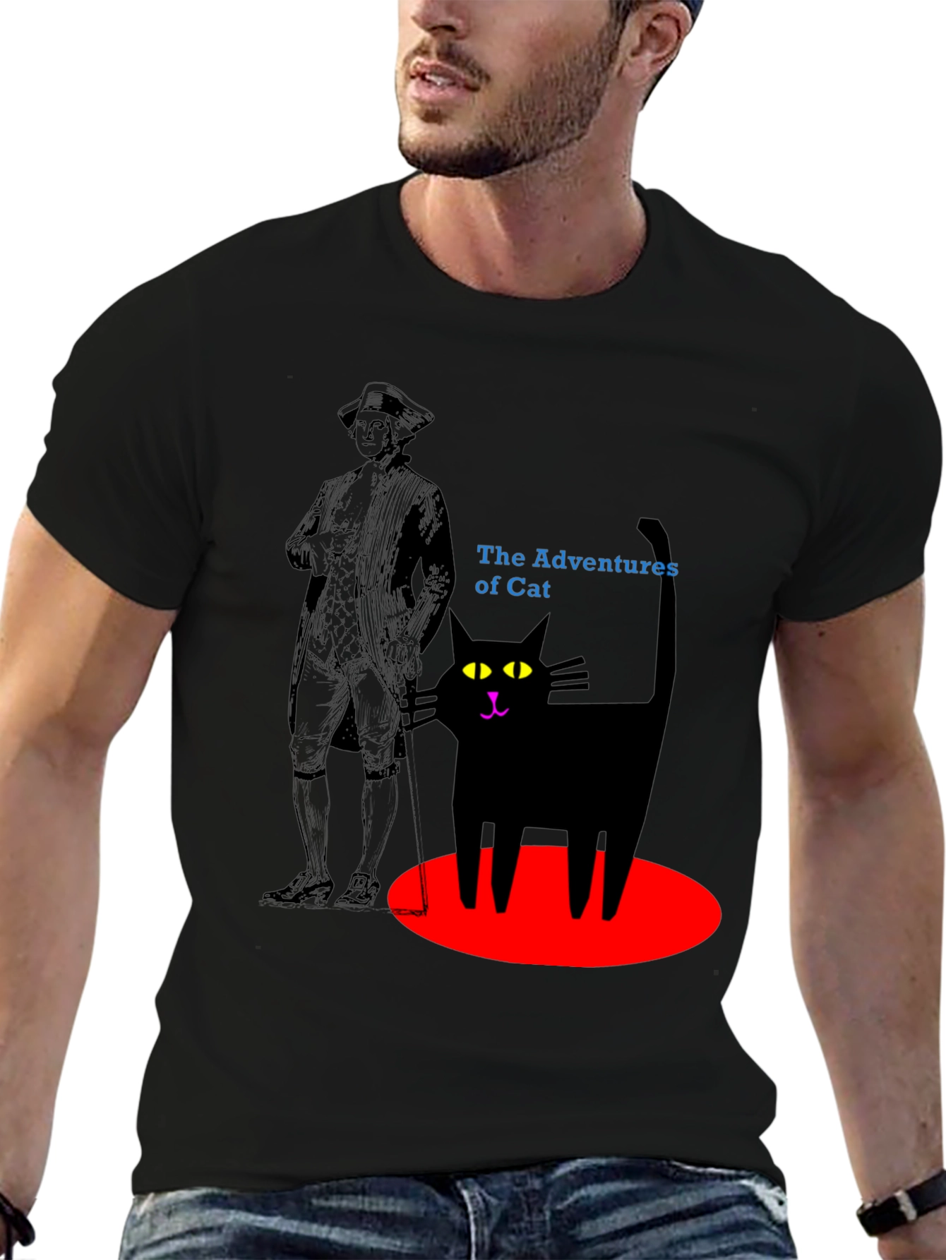 The Adventures of Cat Graphic T-Shirt