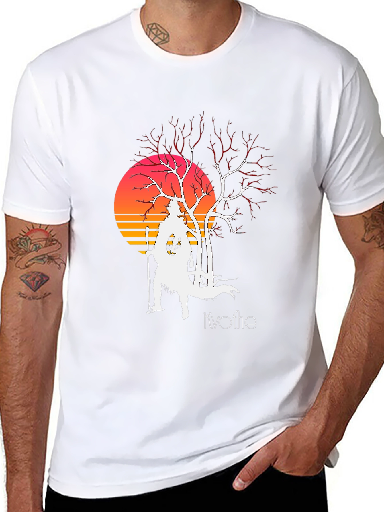 Kvothe Retro Sunset T-Shirt