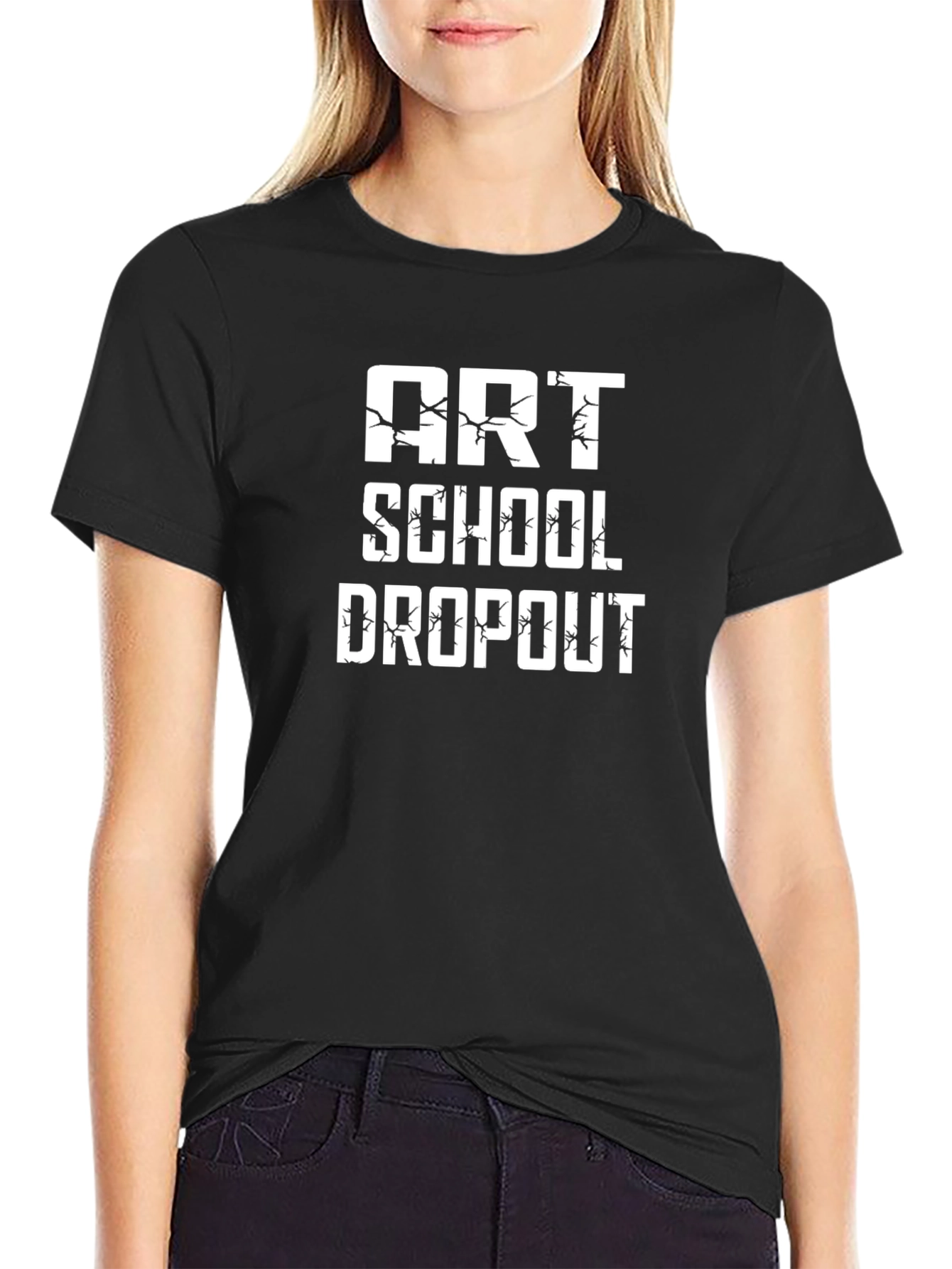 Art School Dropout Black Graphic Tee