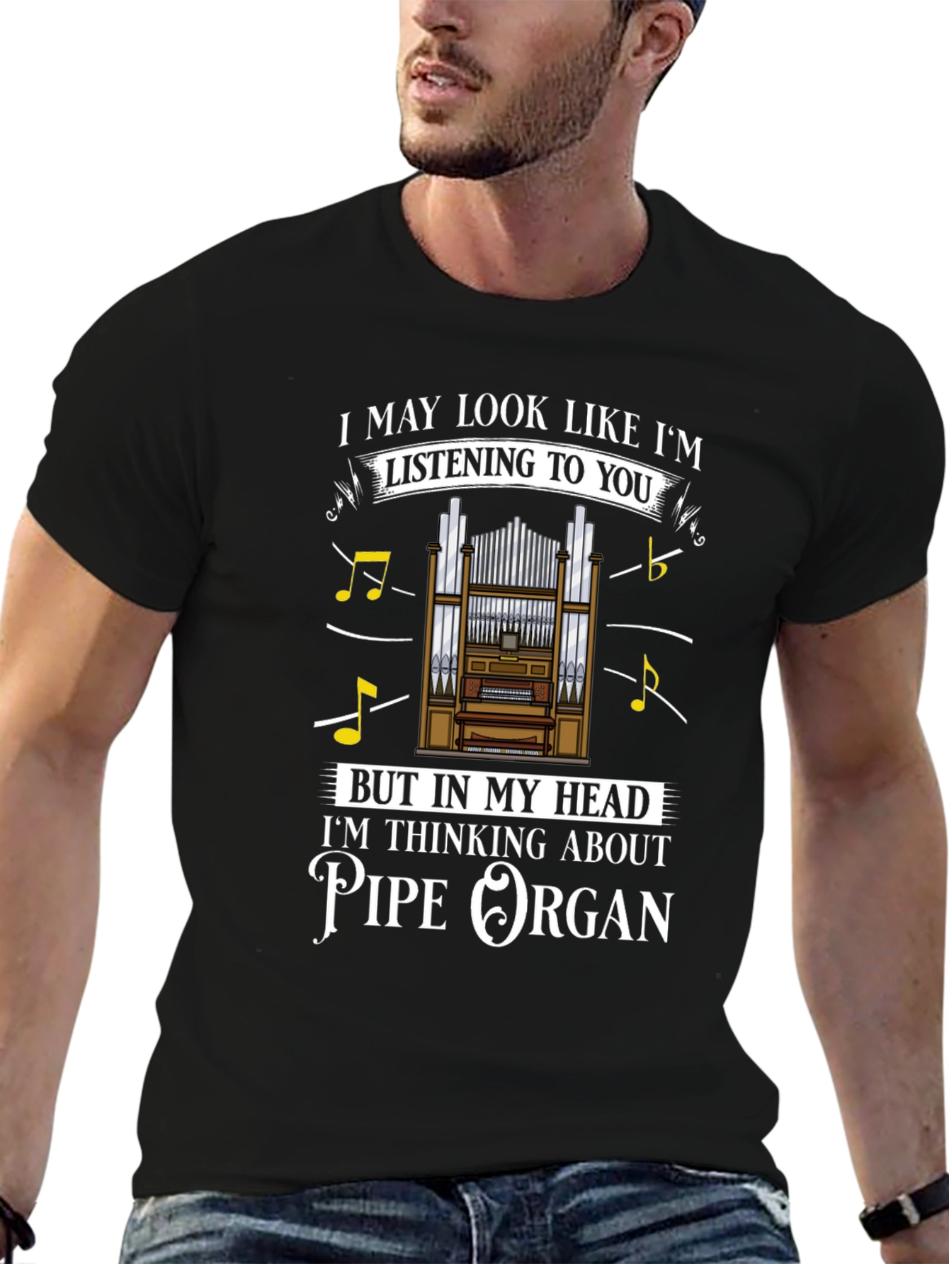 Pipe Organ T-Shirt - Musicians Humor Tee