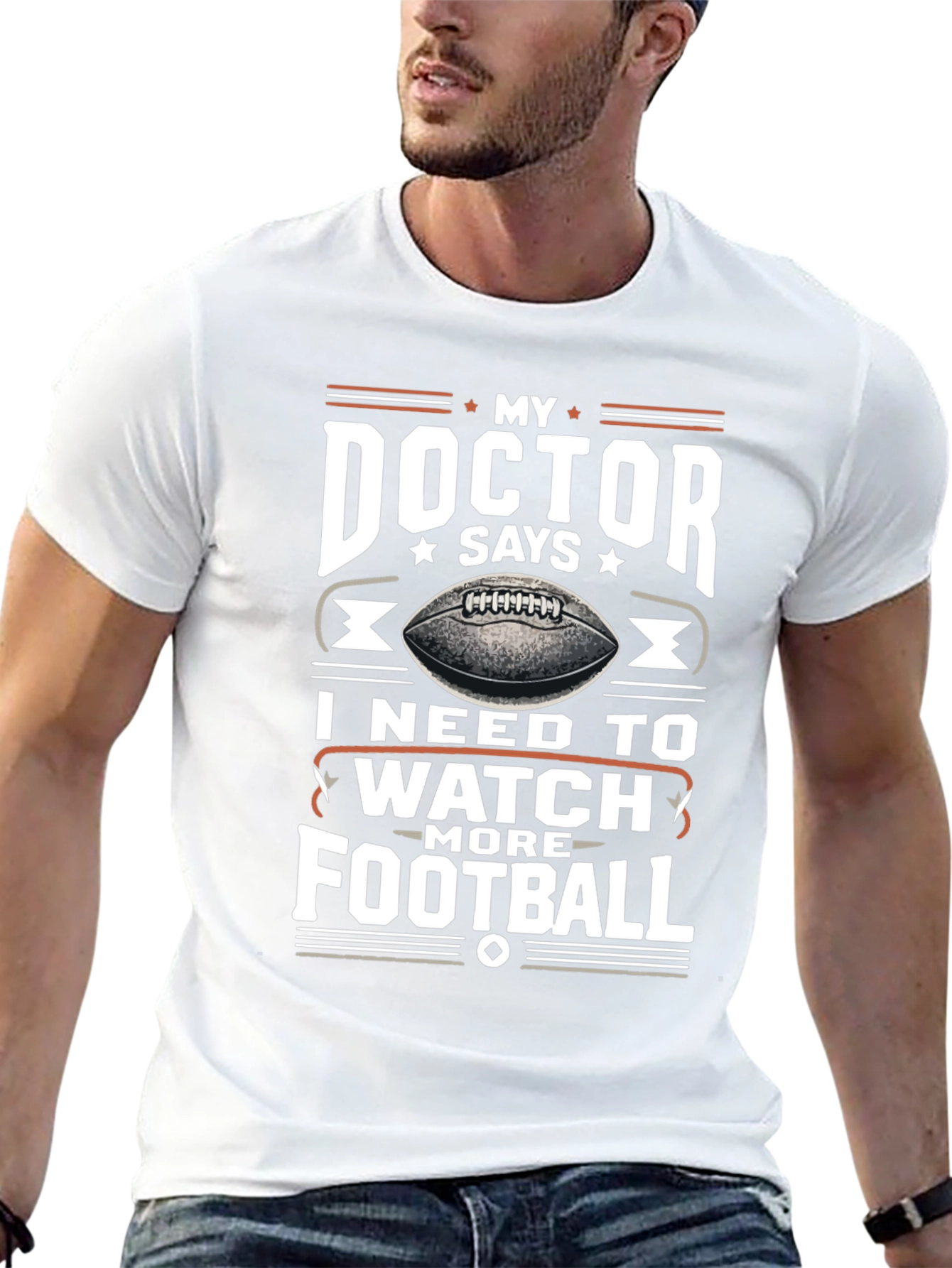 My Doctor Says Football T-Shirt