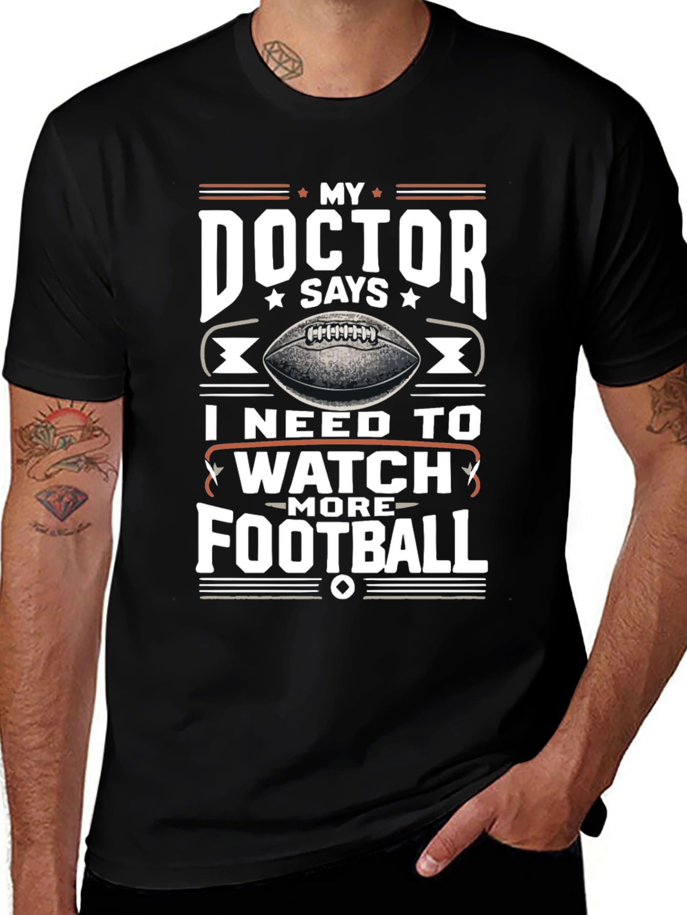 My Doctor Says Football T-Shirt