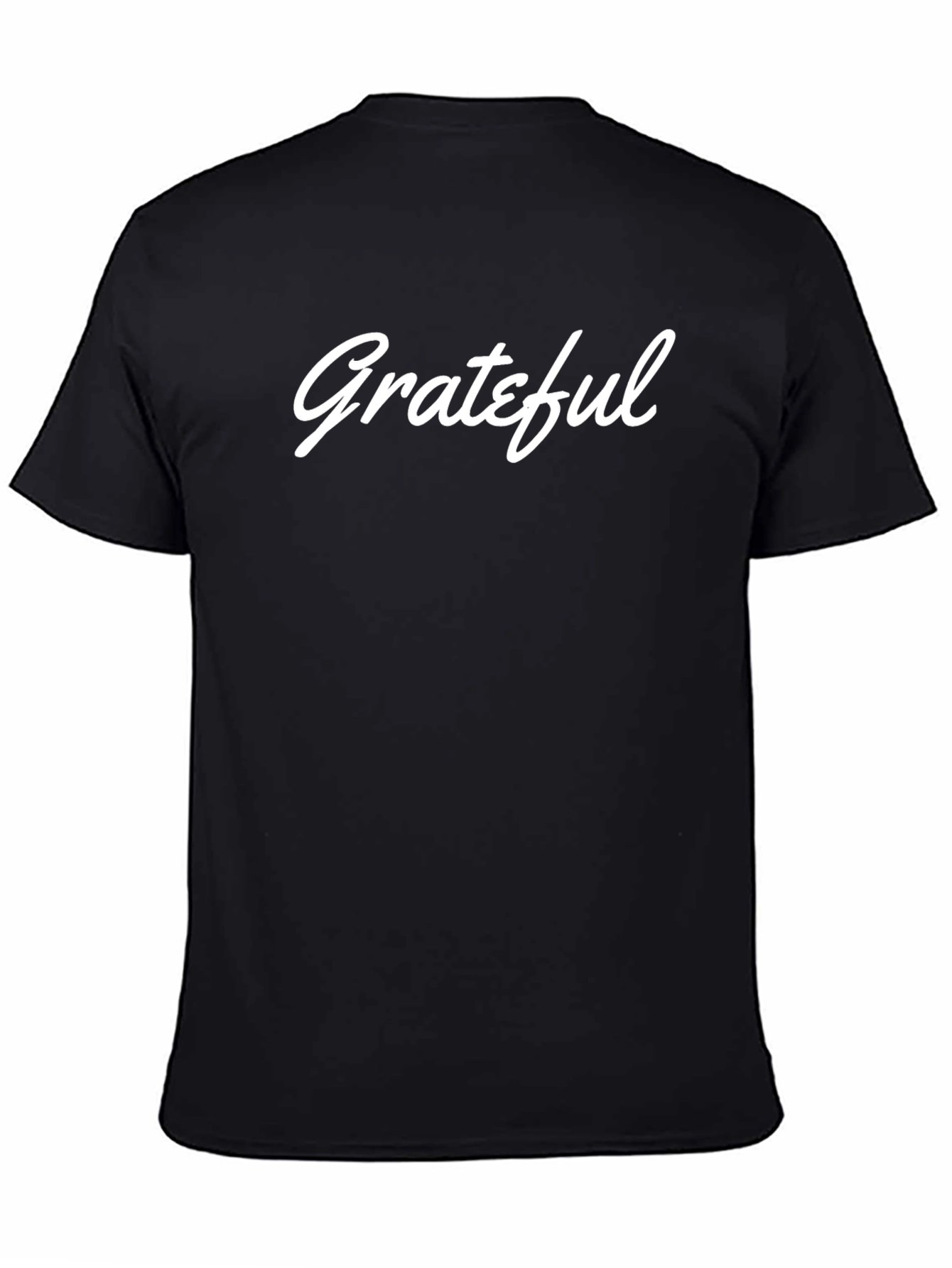 Grateful Black Graphic Tee - Casual Comfort