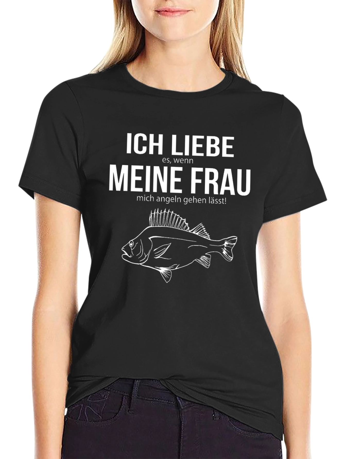 Funny Fishing T-Shirt - Ich Liebe Meine Frau