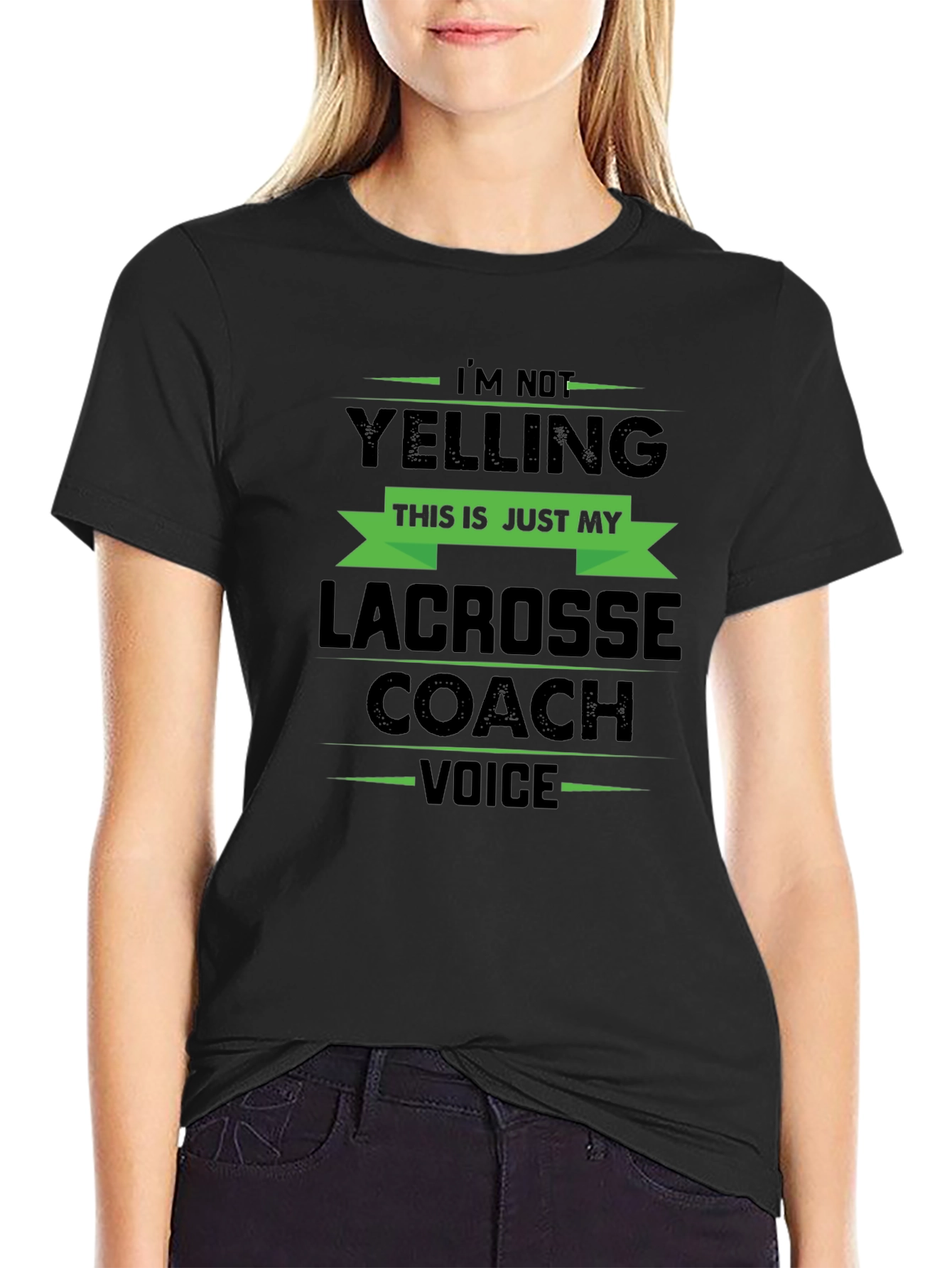 Lacrosse Coach Voice T-Shirt Funny Gift Idea