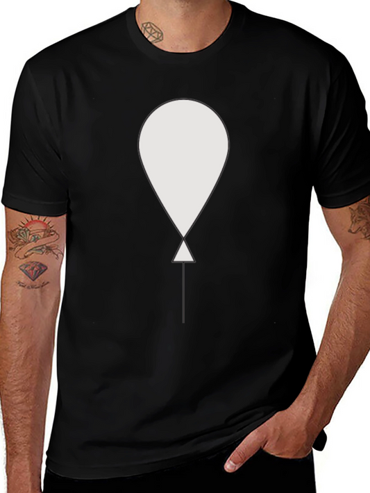 Balloon Graphic Tee - Modern Casual Style