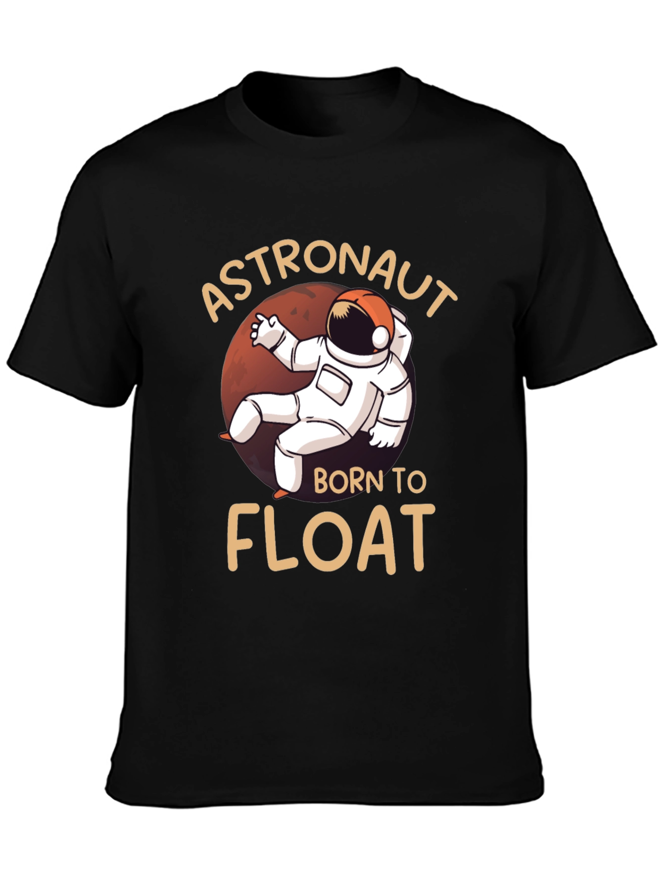 Astronaut Born To Float Graphic T-Shirt