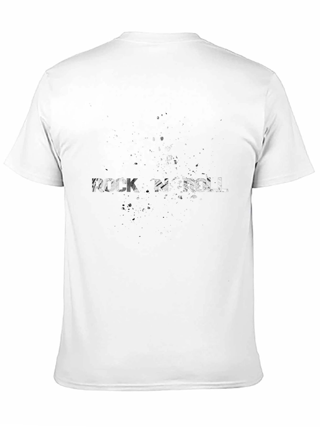 Rock N Roll Graphic Black T-Shirt